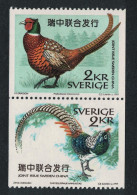 Sweden Birds Rare Pheasants 2v Pair From Booklet 1997 MNH SG#1923-1924 - Neufs