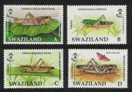 Swaziland Locusts And Grasshoppers Letters 4v 2012 MNH SG#809-812 - Swaziland (1968-...)