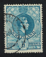 Swaziland Portrait Of King George VI Inscr Below Portrait 1½d T1 1938 Canc SG#30b - Swaziland (...-1967)