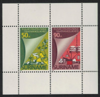 Suriname Birds Tenth Anniversary Of Independence MS 1985 MNH SG#MS1270 - Suriname