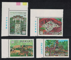 Taiwan Children's Paintings 4v Margins 1982 MNH SG#1431-1434 - Unused Stamps