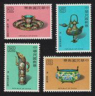 Taiwan Ancient Chinese Enamelware 4v 1982 MNH SG#1438-1441 - Nuevos