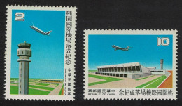 Taiwan Completion Of Taoyuan International Airport 2v 1978 MNH SG#1234-1235 - Ongebruikt