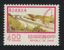 Taiwan North-south Highway $4 1977 MNH SG#1148 MI#1187v - Unused Stamps