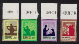 Taiwan Parent-Child Relationships 4v Margins 1993 MNH SG#2142-2145 - Neufs