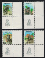 Taiwan Stone Lions 4v Corners 1993 MNH SG#2157-2160 - Unused Stamps