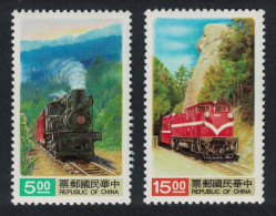 Taiwan Alishan Mountain Railway 2v 1992 MNH SG#2090-2091 - Nuovi