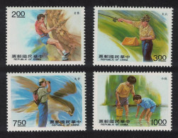 Taiwan Eagle Bird Rock Climbing Fishing 4v 1991 MNH SG#1999-2002 - Neufs