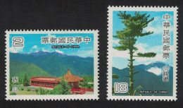 Taiwan Fir Tree At Tayuling Tourism 2v 1990 MNH SG#1897-1898 - Nuevos