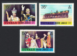 Tuvalu Silver Jubilee 3v 1977 MNH SG#50-52 Sc#43-45 - Tuvalu