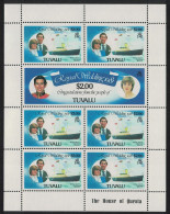 Tuvalu Royal Yachts Charles And Diana Royal Wedding $200 Sheetlet 1981 MNH SG#172a - Tuvalu