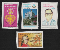 Turkish Cyprus Mozart Anniversaries And Events 4v 1991 MNH SG#317-320 MI#315-318 - Unused Stamps