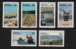 Turkish Cyprus Modern Development 3rd Series 6v 1989 MNH SG#258-263 - Unused Stamps