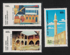 Turkish Cyprus Paintings Art 8th Series 3v 1989 MNH SG#248-250 - Unused Stamps