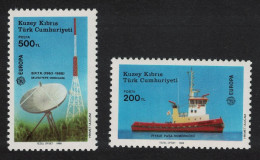 Turkish Cyprus Europa Transport And Communications 2v 1988 MNH SG#228-229 - Unused Stamps