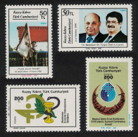 Turkish Cyprus Medicine Militaria Anniversaries And Events 4v 1987 MNH SG#216-219 - Neufs