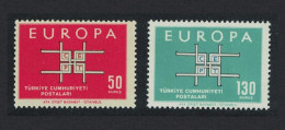Turkey Europa CEPT 2v 1963 MNH SG#2035-2036 MI#1888-1889 Sc#1602-1603 - Unused Stamps