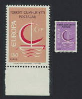 Turkey Europa CEPT 130 K Unissued Colour RARR 1966 MNH SG#2162 MI#2019 Sc#1719 - Unused Stamps