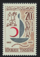 Tunisia Red Cross Centenary 1963 MNH SG#588 Sc#438 - Tunisia (1956-...)