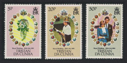 Tristan Da Cunha Charles And Diana Royal Wedding 3v 1981 MNH SG#308-310 - Tristan Da Cunha