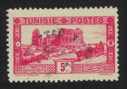 Tunisia Roman Amphitheatre El Dajem Perf 11 1930 Canc SG#189 MI#184A Sc#140 - Tunisia (1956-...)