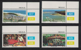 Transkei Casino Carousel Holiday Complex Mzamba 4v Corners 1983 MNH SG#121-124 MI#120-123 Sc#117-120 - Transkei