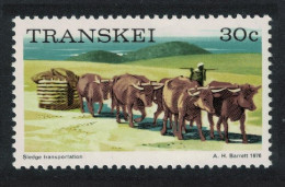 Transkei Sledge Transportation 30c Perf 14*14¼ 1980 MNH SG#14a MI#14Cx - Transkei