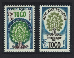 Togo World Refugee Year 2v 1960 MNH SG#251-252 Sc#B15-B16 - Togo (1960-...)