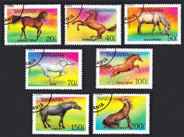 Tanzania Horses 7v 1993 CTO SG#1710-1716 Sc#1152-1158 - Tanzania (1964-...)