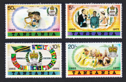 Tanzania Silver Jubilee 4v 1977 MNH SG#218-221 Sc#87-90 - Tanzania (1964-...)