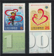 Taiwan Kiwanis Convention Taipei 2v Margins 2001 MNH SG#2720-2721 - Unused Stamps