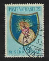 Vatican Termination Of Marian Year 35L 1954 Canc SG#213 - Gebraucht