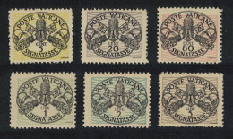 Vatican Postage Due 6v 1945 MH SG#D107-D112 Sc#J7-J12 - Unused Stamps