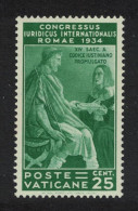 Vatican Raphael 'Tribonian Presenting Pandects To Justinian' 1935 MNH SG#43 - Ungebraucht