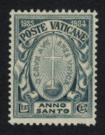 Vatican Holy Year 1l.25+25c 1933 MH SG#18 - Nuovi