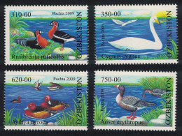 Uzbekistan Goose Swan Duck Water Birds 4v 2009 MNH SG#654-657 MI#807-810 - Usbekistan