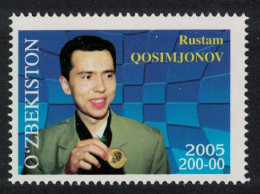 Uzbekistan Rustam Qosimjonov Kasimdzhanov World Chess Champion 2006 MNH SG#503 - Usbekistan