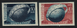 USSR Train Air Plane 75th Anniversary Of UPU IMPERF 1949 MH SG#1523a-1524a MI#1383B-1384B - Unused Stamps