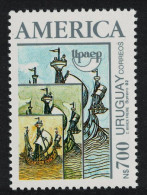 Uruguay Ships Discovery Of America By Columbus UPAEP 1992 MNH SG#2085 - Uruguay