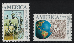 Uruguay Discovery Of America By Columbus UPAEP 2v 1992 MNH SG#2085-2086 - Uruguay