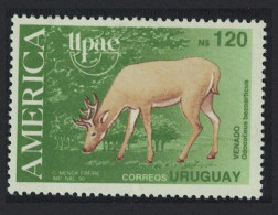 Uruguay American Deer UPAEP 1990 MNH SG#2006 - Uruguay