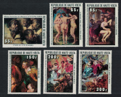 Upper Volta Rubens Paintings 6v 1977 MNH SG#458-463 Sc#446-451 - Haute-Volta (1958-1984)