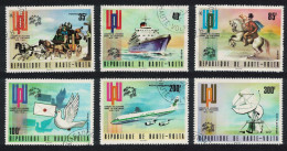 Upper Volta Space Centenary Of UPU 6v 1974 CTO MI#517-522 Sc#C192 - Upper Volta (1958-1984)