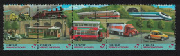 UN Vienna Buses Transport Economic And Social Commission 5v Strip 1997 MNH SG#V232-V236 - Other & Unclassified