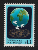 UN Vienna Globe Doves And UN Emblem Def 1993 SG#V146 - Otros & Sin Clasificación