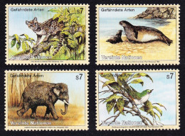 UN Vienna Ocelot Bird White Eye Monk Seal Elephant 4v 1994 MNH SG#V161-V164 Sc#162-165 - Otros & Sin Clasificación