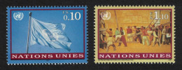 UN Geneva UN Flag 2v 1997 MNH SG#G306-G307 - Otros & Sin Clasificación