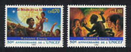 UN Geneva 50th Anniversary Of UNICEF 2v 1996 MNH SG#G304-G305 - Autres & Non Classés