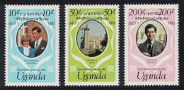 Uganda 21st Birthday Of Princess Of Wales 3v 1982 MNH SG#374-376 - Ouganda (1962-...)