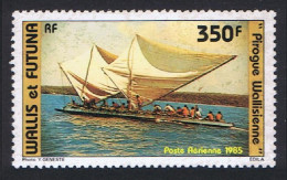 Wallis And Futuna Sailing Canoe Airmail 1985 MNH SG#471 MI#492 Sc#C142 - Nuovi